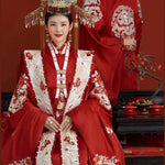 Load image into Gallery viewer, Hanfu Wedding Dress Ming Dynasty Han Style Wedding Dress
