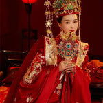 Load image into Gallery viewer, Chinese wedding dress Red Hanfu Ming wedding Chinese wedding bride wedding dress men and women couples set Performance dress
