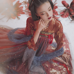 Load image into Gallery viewer, A very temperamental Chinese traditional cultural costume female Hanfu, it looks noble and elegant like a fairy. Tryst Hanfus  is the best Hanfu brand in China, a model of modern Hanfu. Enjoy the temptation of uniforms brought by fairy skirts. Give a Hanfu costume. Gift for your girlfriend,hanfu dress
