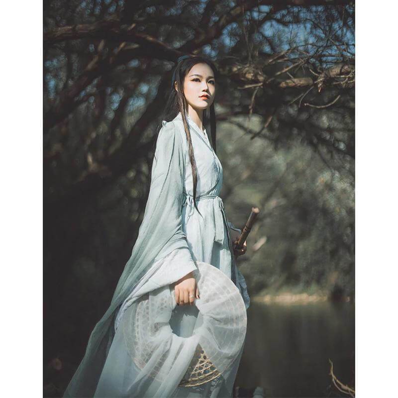 Tang Dynasty Hanfu Dress Women Swordsman National Fairy Outfit Traditional Chinese Princess Stage Clothing | Tryst Hanfus