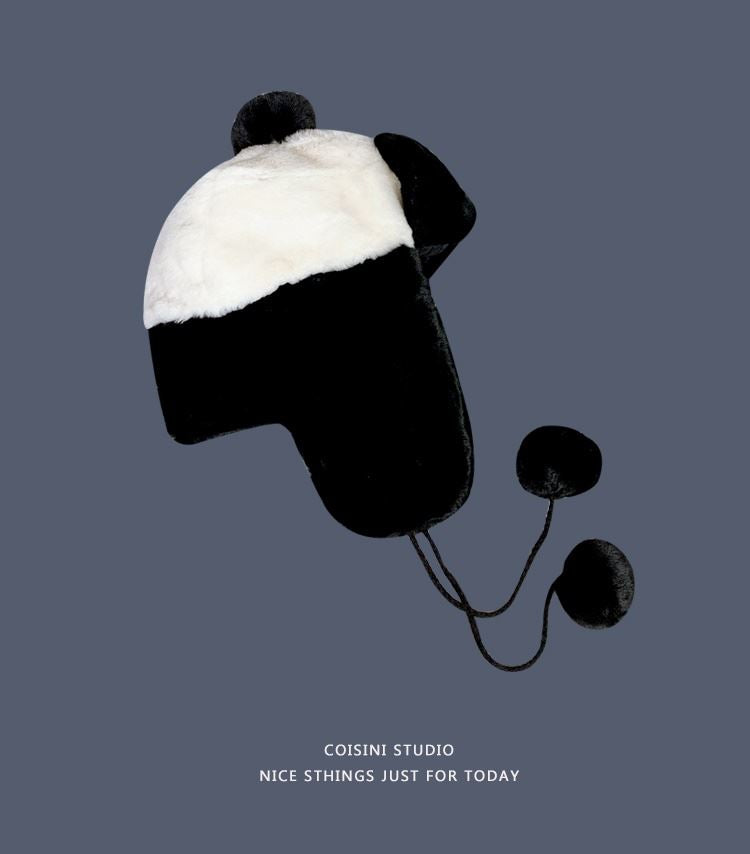 Alasum 2 pcs giant panda headgear costume bonnet trendy hats outdoor hats  panda hat animal hats dress up