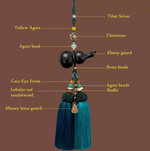 Load image into Gallery viewer, Feng shui car pendant ebony gourd pendant rear view mirror pendant car protection amulet symbol peace amulet 丨Tryst Hanfu &amp; Cheongsam
