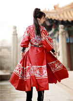 Load image into Gallery viewer, Chinese Ancient Hanfu Men Women Halloween Cosplay Costume Fancy Dress Hanfu Sets Black Red Blue White For Women Men Plus Size
