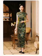 Load image into Gallery viewer, Tryst Hanfus &amp; Cheongsam.You can find the latest popular Hanfu dress and sexy cheongsam dress, Hanfu male, hanfu kids, and Chinese gifts with Hanfu elements.Modern cheongsam makes quadratic element cheongsam become a reality.We provide cheongsam customization service and cheongsam lingerie with Competitive Prices. 丨Tryst Hanfus &amp; Cheongsam
