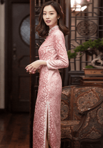 Load image into Gallery viewer, Tryst Hanfu &amp; Cheongsam.You can find the latest popular Hanfu dress and sexy cheongsam dress, Hanfu male, hanfu kids, and Chinese gifts with Hanfu elements.Modern cheongsam makes quadratic element cheongsam become a reality.We provide cheongsam customization service and cheongsam lingerie with Competitive Prices. 丨Tryst Hanfu &amp; Cheongsam
