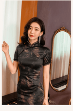 Load image into Gallery viewer, Tryst Hanfus &amp; Cheongsam.You can find the latest popular Hanfu dress and sexy cheongsam dress, Hanfu male, hanfu kids, and Chinese gifts with Hanfu elements.Modern cheongsam makes quadratic element cheongsam become a reality.We provide cheongsam customization service and cheongsam lingerie with Competitive Prices. 丨Tryst Hanfus &amp; Cheongsam
