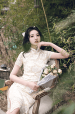 Load image into Gallery viewer, Tryst Hanfus &amp; Cheongsam.You can find the latest popular Hanfu dress and sexy cheongsam dress, Hanfu male, hanfu kids, and Chinese gifts with Hanfu elements.Modern cheongsam makes quadratic element cheongsam become a reality.We provide cheongsam customization service and cheongsam lingerie with Competitive Prices. 丨Tryst Hanfus &amp; Cheongsam
