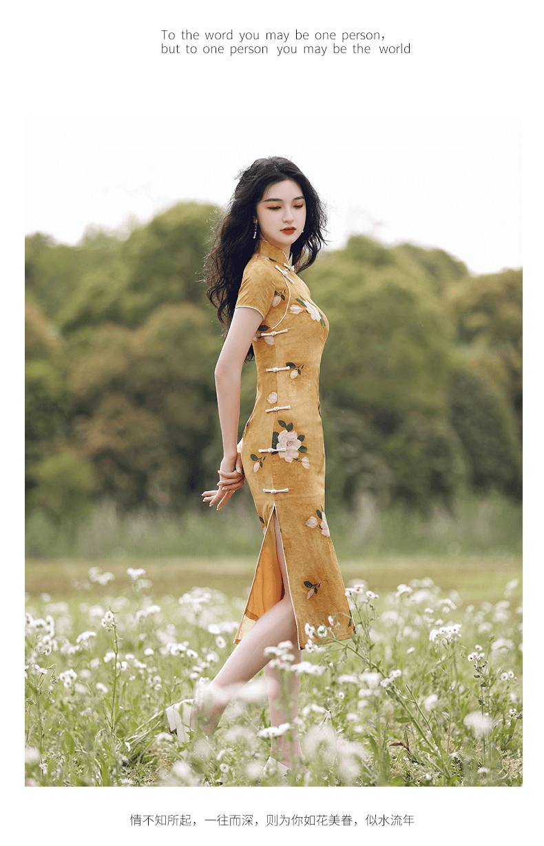 Flower Fairy Cheongsam 丨Tryst Hanfu &Cheongsam