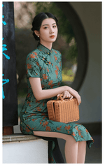 Load image into Gallery viewer, Tryst Hanfus &amp; Cheongsam.You can find the latest popular Hanfu dress and sexy cheongsam dress, Hanfu male, hanfu kids, and Chinese gifts with Hanfu elements.Modern cheongsam makes quadratic element cheongsam become a reality.We provide cheongsam customization service and cheongsam lingerie with Competitive Prices.
