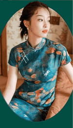 Load image into Gallery viewer, Tryst Hanfus &amp; Cheongsam.You can find the latest popular Hanfu dress and sexy cheongsam dress, Hanfu male, hanfu kids, and Chinese gifts with Hanfu elements.Modern cheongsam makes quadratic element cheongsam become a reality.We provide cheongsam customization service and cheongsam lingerie with Competitive Prices.
