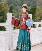 Muatkan imej ke dalam penonton Galeri, Han Dynasty Fairy Princess Clothing Women Chinese Mandarin Collar Costume Female Hanfu Clothing Novelty Tang Dynasty Dressing | Tryst Hanfus

