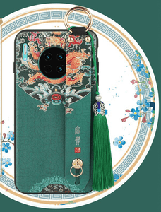 For Huawei Glory20 Mobile Phone Case Chinese Style Glory9X Anti-fall Wristband NOVA4 NOVA7SE NOVA5iPRO Women's Models