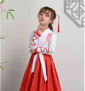 Hanfu Costume Children Ancient Costume Girls Chinese Clothing Dance Performance Boy Attendant At School | Tryst Hanfus