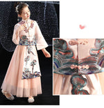 Load image into Gallery viewer, Chinese Hanfu  Dress For Girls Dresses Kids Clothes Wedding Events Flower Girl Dress Birthday Party Costumes Children Clothing | Tryst Hanfus
