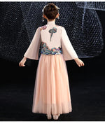 Load image into Gallery viewer, Chinese Hanfu  Dress For Girls Dresses Kids Clothes Wedding Events Flower Girl Dress Birthday Party Costumes Children Clothing | Tryst Hanfus
