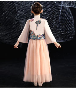 Chinese Hanfu  Dress For Girls Dresses Kids Clothes Wedding Events Flower Girl Dress Birthday Party Costumes Children Clothing | Tryst Hanfus