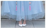 Lade das Bild in den Galerie-Viewer, new Chinese elements elegant little fresh Chinese style everyday Hanfu women Chiffon yarn skirt parent child girl suit | Tryst Hanfus
