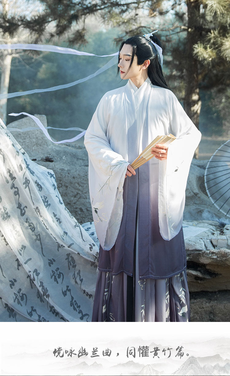 New Arrival Hanfu for Man Chinese Traditional Han Dynasty Swordsman Cosplay Costume Oriental Tang Suit Movie Fairy Clothing