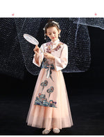 Last inn bildet i Galleri-visningsprogrammet, Chinese Hanfu  Dress For Girls Dresses Kids Clothes Wedding Events Flower Girl Dress Birthday Party Costumes Children Clothing | Tryst Hanfus
