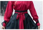 Muatkan imej ke dalam penonton Galeri, Couples Hanfu Chinese Ancient Vintage Robe Deluxe Evening Suit Dress Adult Halloween Cosplay Costume For Men&amp;Women | Tryst Hanfus
