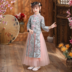 Load image into Gallery viewer, Ancient Chinese Costume Fairy Cosplay Hanfu Dress for Girls Girl Noble Princess Costume Folk Dance National Vintage Tang Suit | Tryst Hanfus
