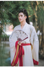 Muatkan imej ke dalam penonton Galeri, Traditional Hanfu Man Han Dynasty Costume Couple CP Dress Ancient Tang Suit Dance Cosplay Vintage Embroidery Swordsman Robe | Tryst Hanfus
