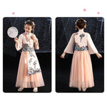 Muatkan imej ke dalam penonton Galeri, Chinese Hanfu  Dress For Girls Dresses Kids Clothes Wedding Events Flower Girl Dress Birthday Party Costumes Children Clothing | Tryst Hanfus
