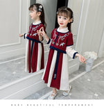 Muatkan imej ke dalam penonton Galeri, Children Embroidery Hanfu Princess Dress Coat for Girl Ancient Chinese Traditional Fairy Costume Cosplay Outfits Clothes Wear | Tryst Hanfus
