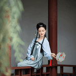 Load image into Gallery viewer, Chinese Traditional Embroidery Fairy Performance Clothing Retro Ancient Folk Chinese Hanfu Dress Princess Costume Oriental Dress | Tryst Hanfus
