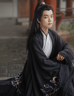 Lade das Bild in den Galerie-Viewer, Men&#39;s large size original Hanfu black embroidery martial arts domineering knight Chinese style elegant Hanfu male丨Tryst Hanfu &amp; Cheongsam
