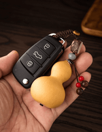 Last inn bildet i Galleri-visningsprogrammet, Natural old gourd Fengshui car keychain pendant pendant men and women safe lucky charm creative bag pendant
