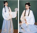 Muatkan imej ke dalam penonton Galeri, A very temperamental Chinese traditional cultural costume female Hanfu, it looks noble and elegant like a fairy. Tryst Hanfus  is the best Hanfu brand in China, a model of modern Hanfu. Enjoy the temptation of uniforms brought by fairy skirts. Give a Hanfu costume. Gift for your girlfriend, hanfu dress
