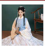 Muatkan imej ke dalam penonton Galeri, A very temperamental Chinese traditional cultural costume female Hanfu, it looks noble and elegant like a fairy. Tryst Hanfus  is the best Hanfu brand in China, a model of modern Hanfu. Enjoy the temptation of uniforms brought by fairy skirts. Give a Hanfu costume. Gift for your girlfriend, hanfu dress
