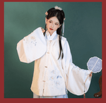 Load image into Gallery viewer, A very temperamental Chinese traditional cultural costume female Hanfu, it looks noble and elegant like a fairy. Tryst Hanfus  is the best Hanfu brand in China, a model of modern Hanfu. Enjoy the temptation of uniforms brought by fairy skirts. Give a Hanfu costume. Gift for your girlfriend, hanfu dress
