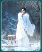 Load image into Gallery viewer, LUO XI  Women Embroidery Hanfu Cloak Autumn and Winter Overcoat | Tryst Hanfu &amp; Cheongsam
