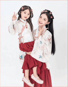 Tang Dynasty Hanfu Ancient Costume Kids Children Traditional Chinese Dress Costumes National Princess Hanfu Dresses  | Tryst Hanfu & Cheongsam