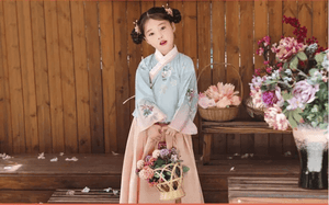 Tang Dynasty Hanfu Ancient Costume Kids Children Traditional Chinese Dress Costumes National Princess Hanfu Dresses  | Tryst Hanfu & Cheongsam