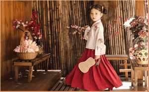 Tang Dynasty Hanfu Ancient Costume Kids Children Traditional Chinese Dress Costumes National Princess Hanfu Dresses  | Tryst Hanfu & Cheongsam