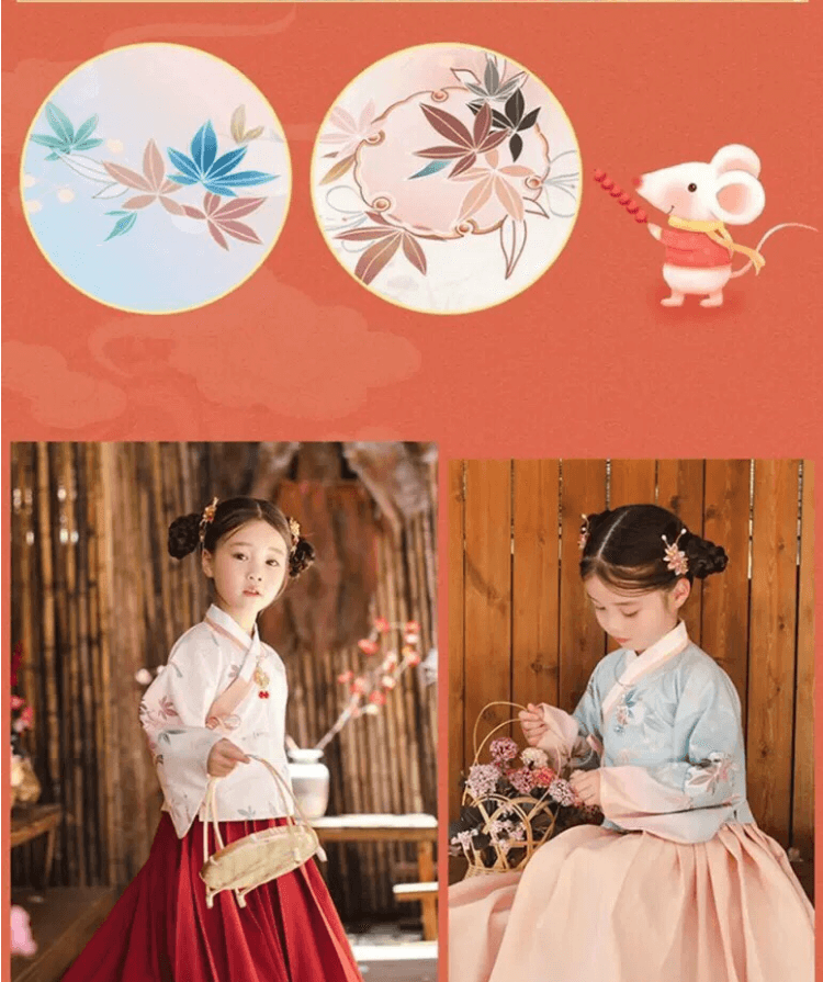 Tang Dynasty Hanfu Ancient Costume Kids Children Traditional Chinese Dress Costumes National Princess Hanfu Dresses  | Tryst Hanfu & Cheongsam