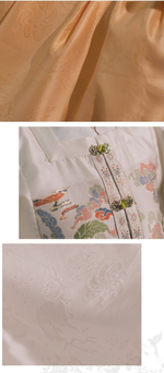 Muatkan imej ke dalam penonton Galeri, Traditional Chinese Women Horse Skirt Hanfu Suit Spring Autumn New Cosplay Dressing Satin Novelty Stage Performance Clothing | Tryst Hanfus Uniform temptation Hanfu temptation
