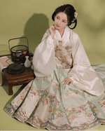 Last inn bildet i Galleri-visningsprogrammet, Han Dynasty Fairy Princess Clothing Women Chinese Mandarin Collar Costume Female Hanfu Clothing Novelty Tang Dynasty Dressing | Tryst Hanfus
