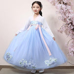 Load image into Gallery viewer, Girls Hanfu Chinese Traditional Dress Children Tang Suit Ancient Fairy Costume  Han Tang Dynasty Princess Dresses | Tryst Hanfus
