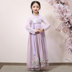 Load image into Gallery viewer, Girls Hanfu Chinese Traditional Dress Children Tang Suit Ancient Fairy Costume  Han Tang Dynasty Princess Dresses | Tryst Hanfus
