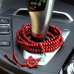 Muatkan imej ke dalam penonton Galeri, Auto Car Decoration Buddha Beads Stalls Beads Pendant Automobiles Interior Gear Beads Ornaments Peace Symbol Decor Accessories
