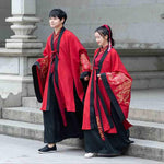 Load image into Gallery viewer, A very temperamental Chinese traditional cultural costume male Hanfu, it looks noble and elegant like a fairy. Tryst Hanfus  is the best Hanfu brand in China, a model of modern Hanfu. Enjoy the temptation of uniforms brought by fairy skirts. Give a Hanfu costume. Gift for your boyfriend, men hanfu dress
