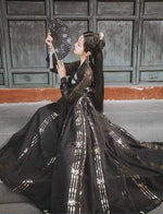 Load image into Gallery viewer, A very temperamental Chinese traditional cultural costume female Hanfu, it looks noble and elegant like a fairy. Tryst Hanfus is the best Hanfu brand in China, a model of modern Hanfu. Enjoy the temptation of uniforms brought by fairy skirts. Give a Hanfu costume. Gift for your girlfriend, hanfu dress
