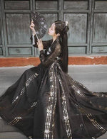 Lade das Bild in den Galerie-Viewer, A very temperamental Chinese traditional cultural costume female Hanfu, it looks noble and elegant like a fairy. Tryst Hanfus is the best Hanfu brand in China, a model of modern Hanfu. Enjoy the temptation of uniforms brought by fairy skirts. Give a Hanfu costume. Gift for your girlfriend, hanfu dress
