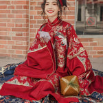 Lade das Bild in den Galerie-Viewer, Long Coat Hanfu Women High Qulity Elegant  Clothing  Tang Suit Dance Clothes丨Tryst Hanfu &amp; Cheongsam
