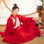 Load image into Gallery viewer, A very temperamental Chinese traditional cultural costume female Hanfu, it looks noble and elegant like a fairy. Tryst Hanfus is the best Hanfu brand in China, a model of modern Hanfu. Enjoy the temptation of uniforms brought by fairy skirts. Give a Hanfu costume. Gift for your girlfriend, hanfu dress
