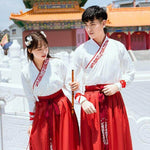 Lade das Bild in den Galerie-Viewer, Hanfu Women Traditional chinese dance costumes hanfu men Robe folk dress chinese wedding dress ancient Couple kong fu Cosplay | Tryst Hanfus
